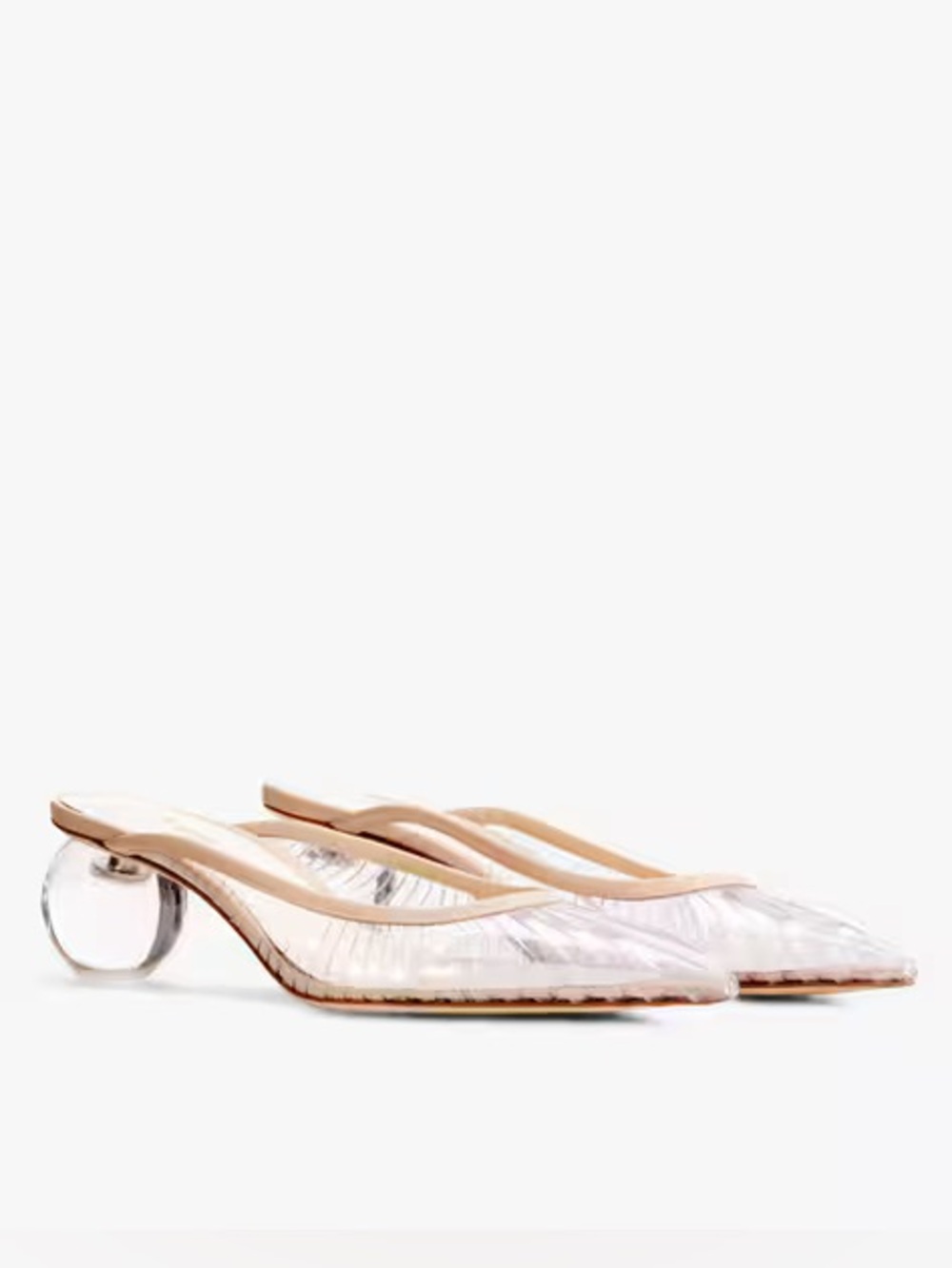 Cult Gaia Alia Mules - Clear